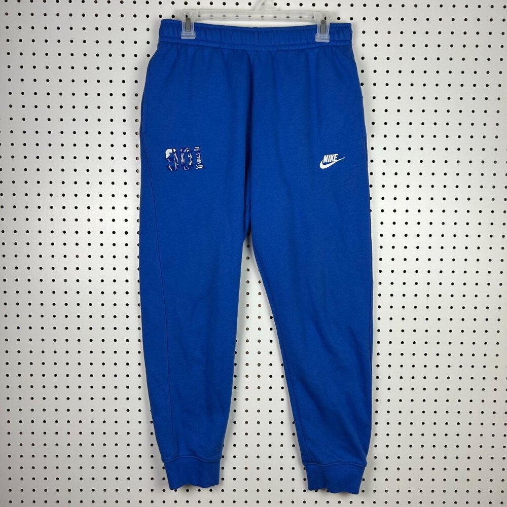 Memphis Tigers Penny Hardaway 1 Cent Sweatpants Medium Blue Jogger TEAM ISSUED